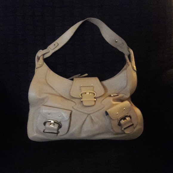 Charles David leather beige bag - Picture 1 of 4